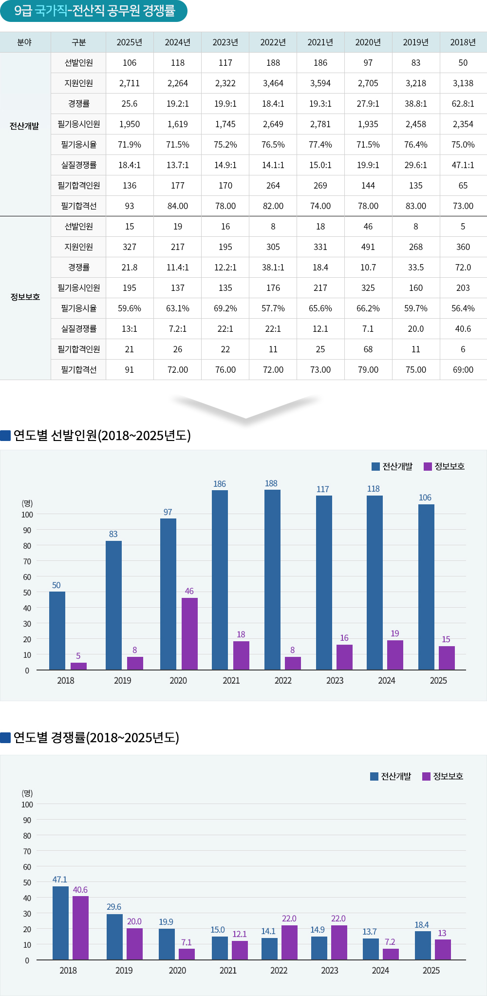 전산직 경쟁률