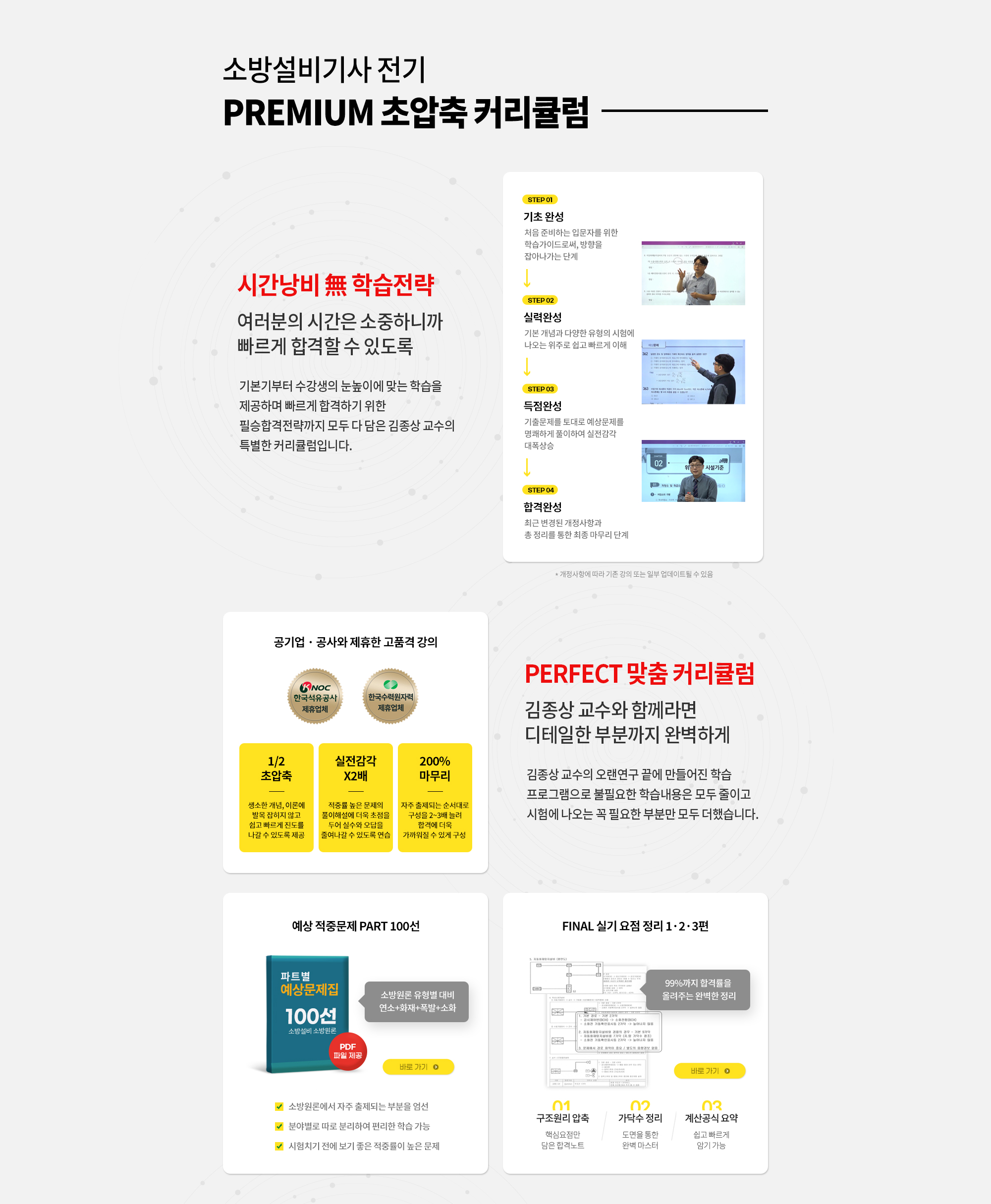 소방설비기사 전기 PREMIUM 초압축 커리큘럼