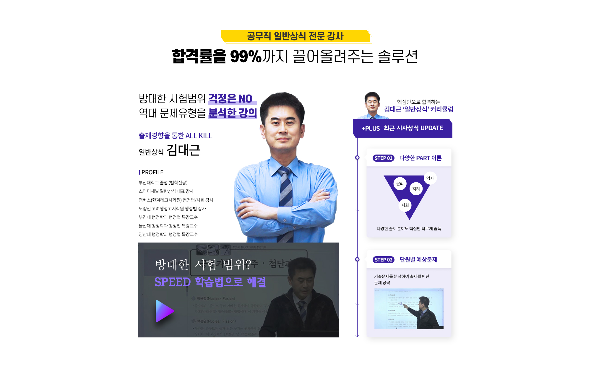 공무직 일반상식 전문 강사 // 합격률을 99%까지 끌어올려주는 솔루션