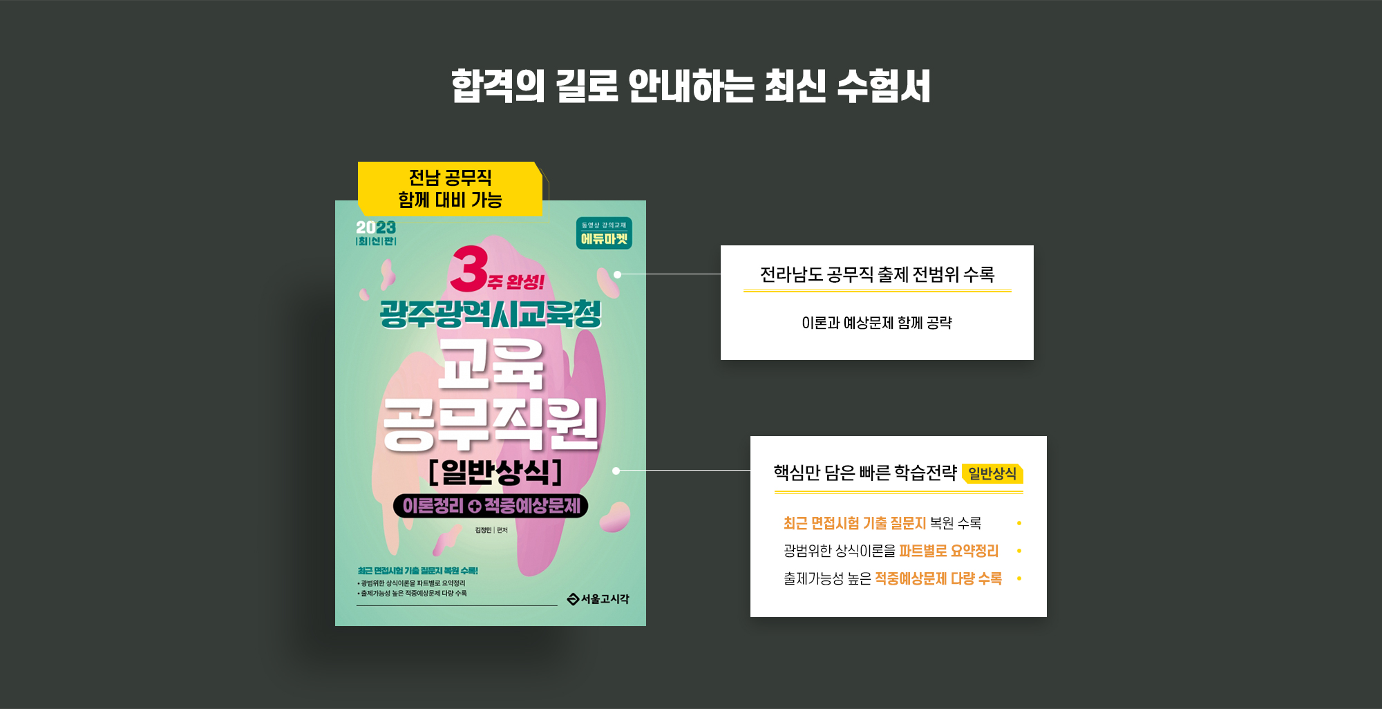 합격의 길로 안내하는 최신 수험서